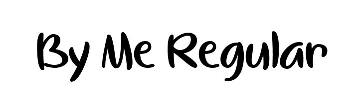 By Me Regular  font caratteri gratis