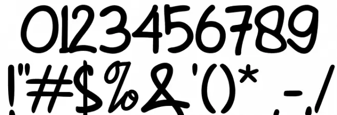 By Note फ़ॉन्ट अन्य घर का काम