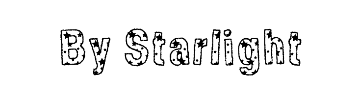 By Starlight  Frei Schriftart Herunterladen