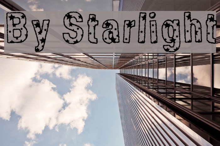 By Starlight Font examples