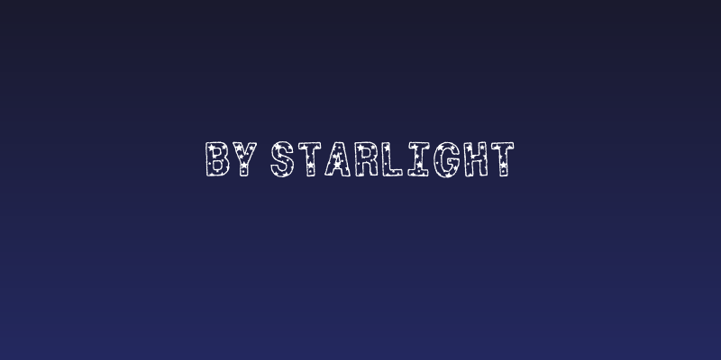 By Starlight Social Header