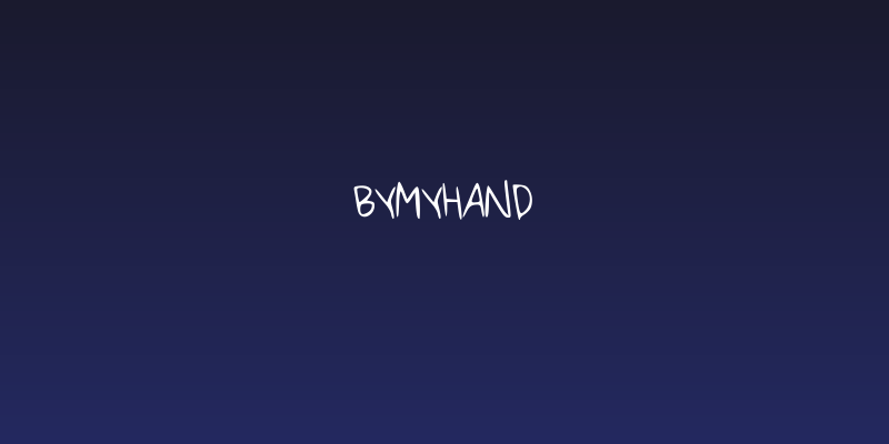 ByMyHand Social Header