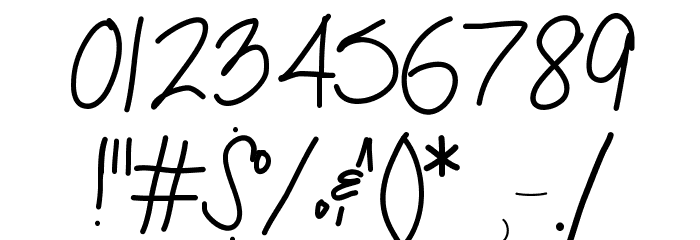 ByTheButterfly Font OTHER CHARS