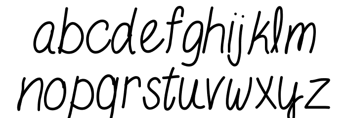 ByTheButterfly Font LOWERCASE