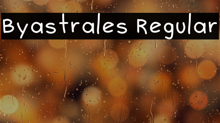 Byastrales Regular Example 2