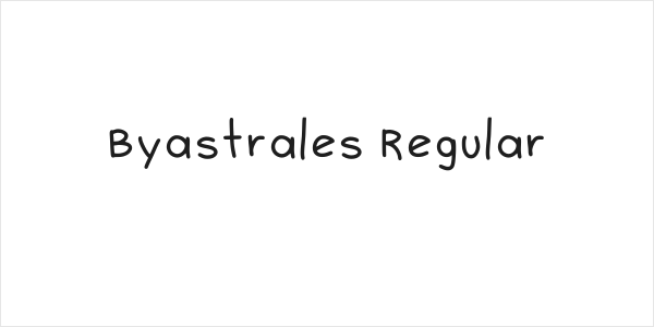 Byastrales Regular Logo