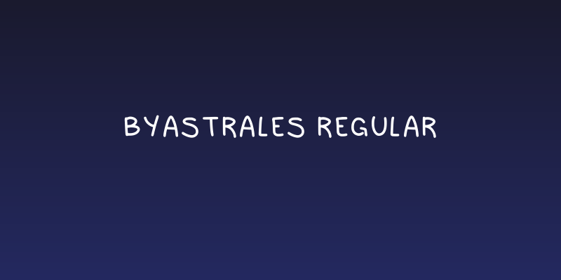 Byastrales Regular Social Header