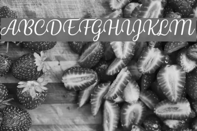 Byby Italic Font examples