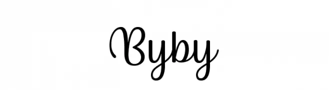 Byby  Скачать бесплатные шрифты