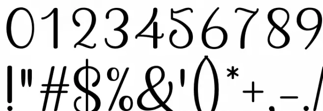 Byby Font Alte caractere