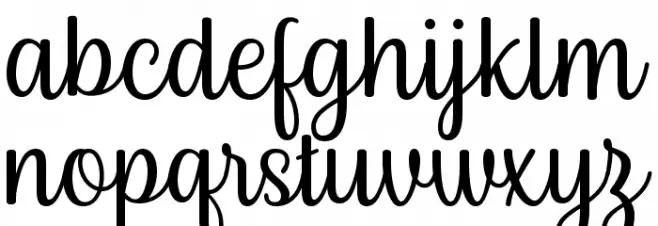 Byby Caratteri MINUSCOLO