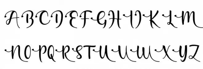 Byebye Honey Schriftart Groß