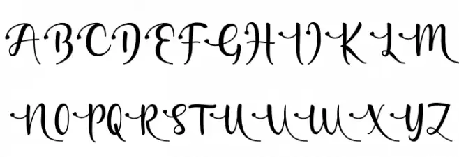 Byebye Honey Schriftart Groß