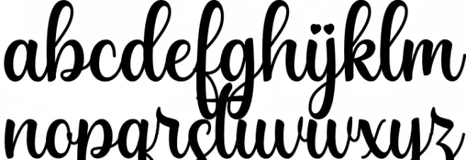 Byebye Honey خط أحرف صغيرة