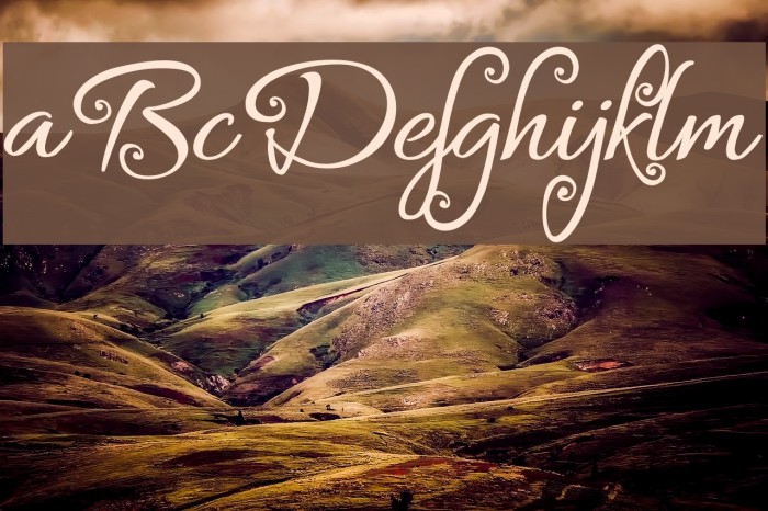 Bykars Demo Font examples