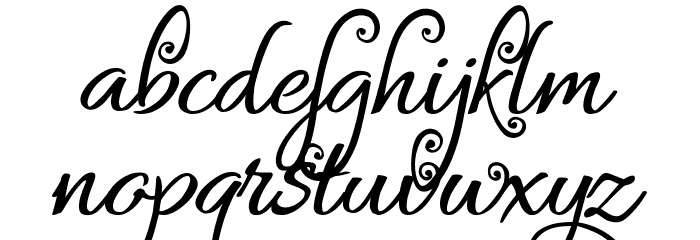 Bykars Demo Font LOWERCASE