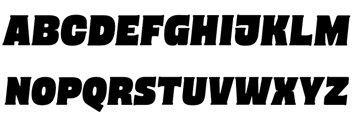 Bylander Italic PERSONAL USE Regular Шрифта ВЕРХНИЙ