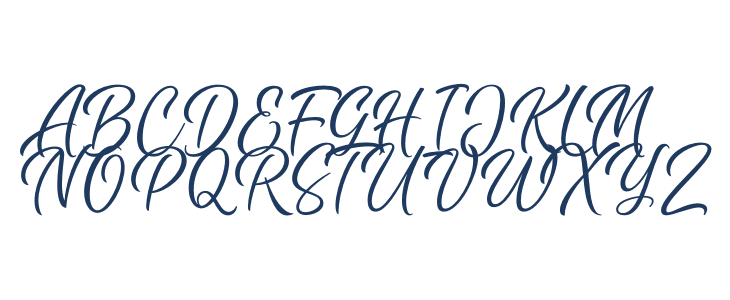 Byliner Script PERSONAL USE Regular Uppercase