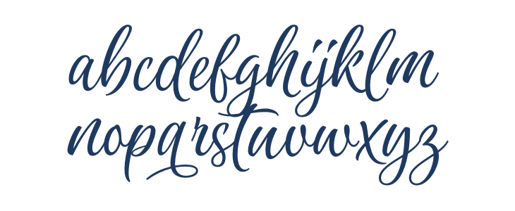Byliner Script PERSONAL USE Regular Lowercase