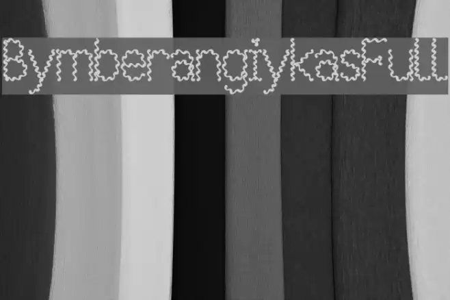 BymberangiykasFull Font examples