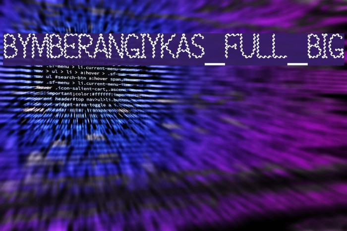 Bymberangiykas_Full_Big Font examples
