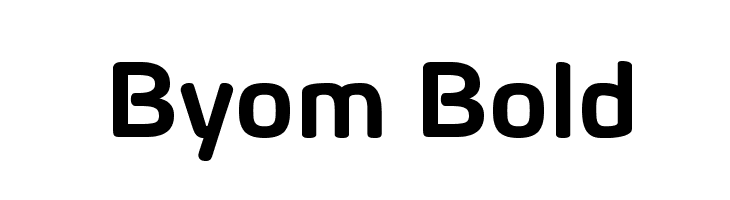 Byom Bold Font