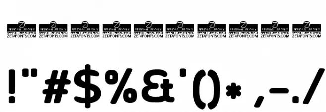 Byom Bold Font OTHER CHARS