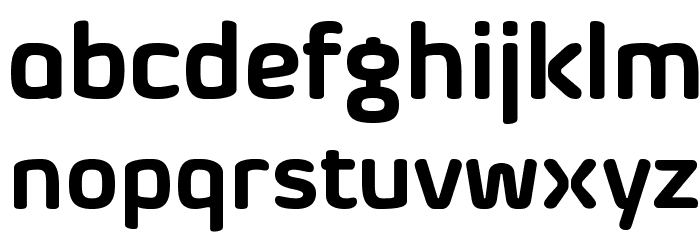Byom Bold Font LOWERCASE