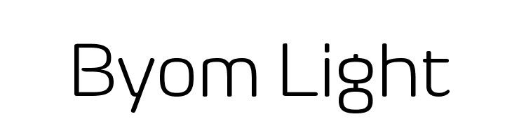 Byom Light Font