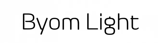 Byom Light  Free Fonts Download