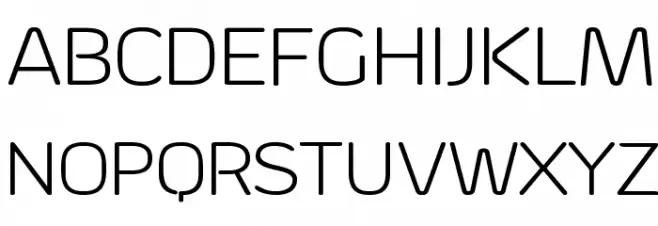 Byom Light Шрифта ВЕРХНИЙ