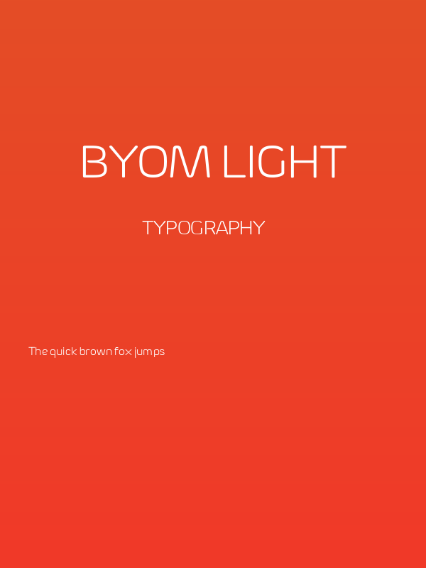 Byom Light Poster