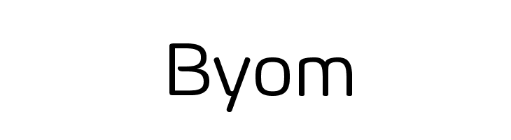 Byom Font