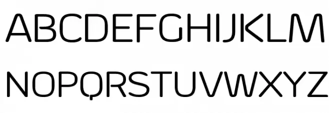 Byom Шрифта ВЕРХНИЙ
