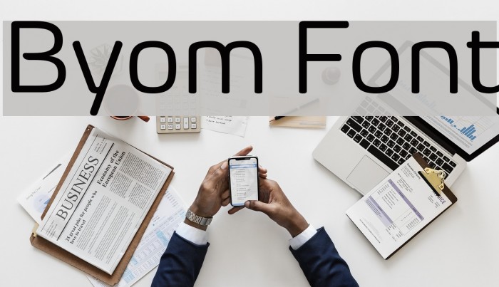Byom Font examples