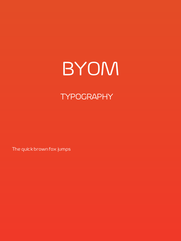 Byom Poster