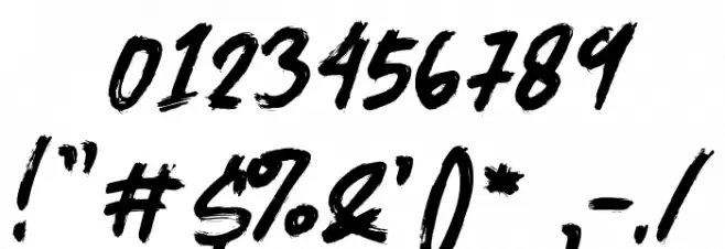 Byonlhy Regular Font OTHER CHARS