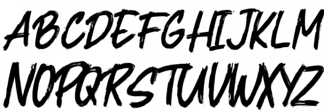 Byonlhy Regular フォント 大文字