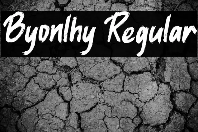 Byonlhy Regular Font examples