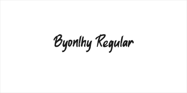 Byonlhy Regular Logo