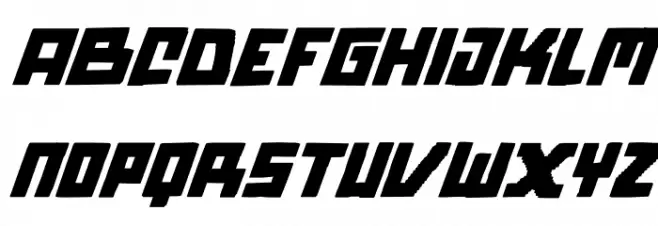 Byorg Italic Schriftart Groß