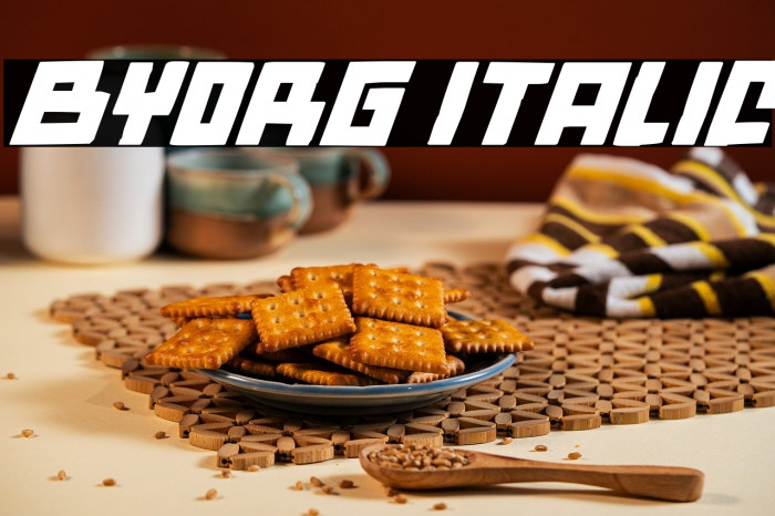 Byorg Italic Example 1