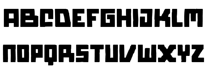 Byorg Font LOWERCASE
