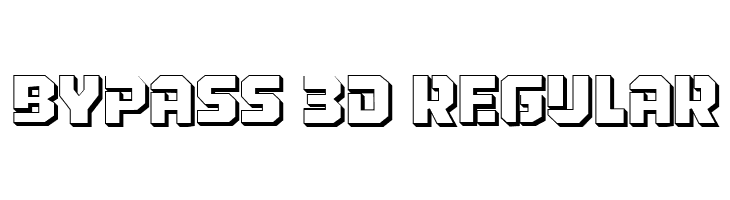 Bypass 3D Regular  免费字体下载