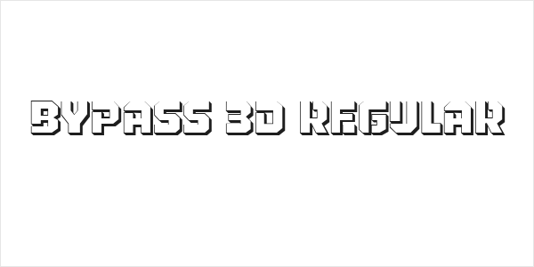 Bypass 3D Regular Logo
