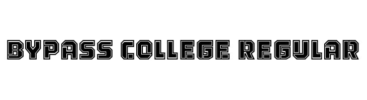Bypass College Regular  免费字体下载