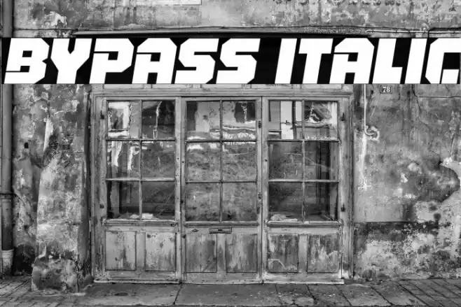 Bypass Italic Font examples