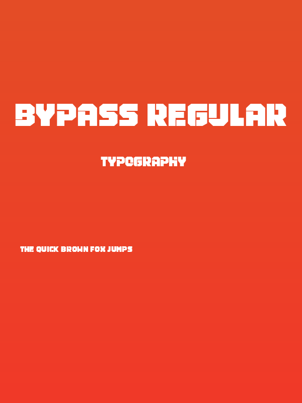 Bypass Regular Poster