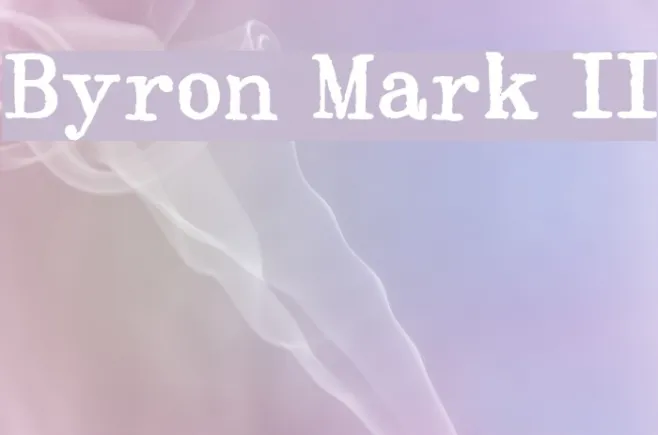 Byron Mark II Example 2
