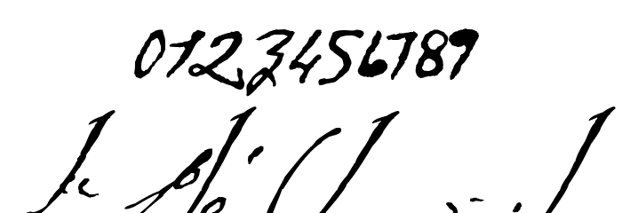 Byron Font OTHER CHARS